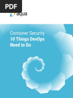 Aqua Security Ebook Container Security-10 Things DevOps Need To Do