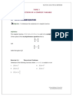 Complex Variable PDF