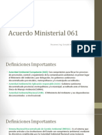 Acuerdo Ministerial 061.(1)