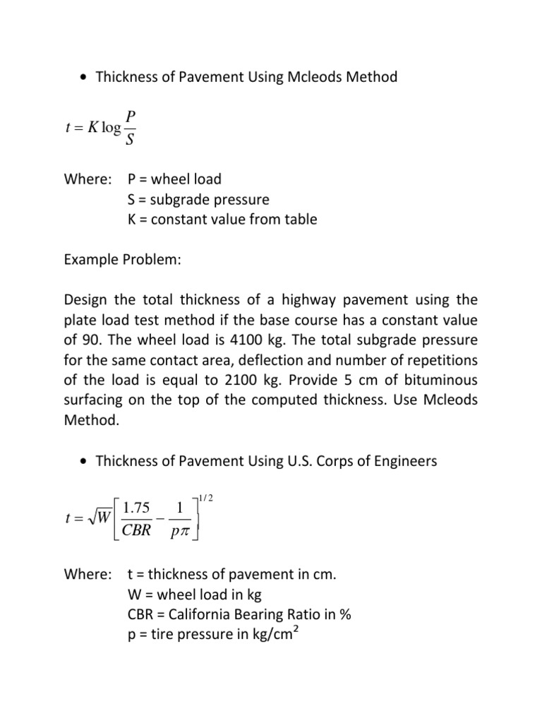 Thickness of Pavement PDF | PDF | Young's Modulus | Road Surface