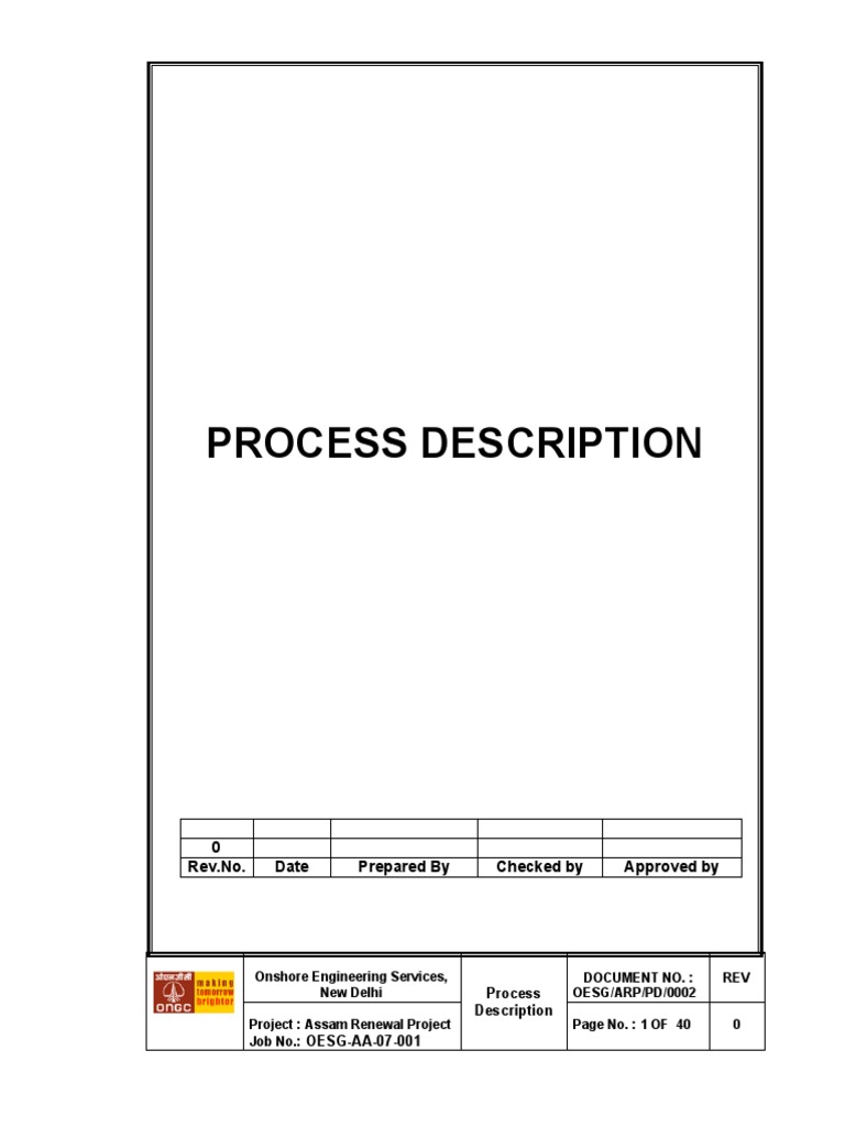02 Process Description PDF Hvac Pump