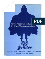 Stoller Ch4 - The Transsexual Experiment - Chapter 4 Parental Influences in Male Transsexualism
