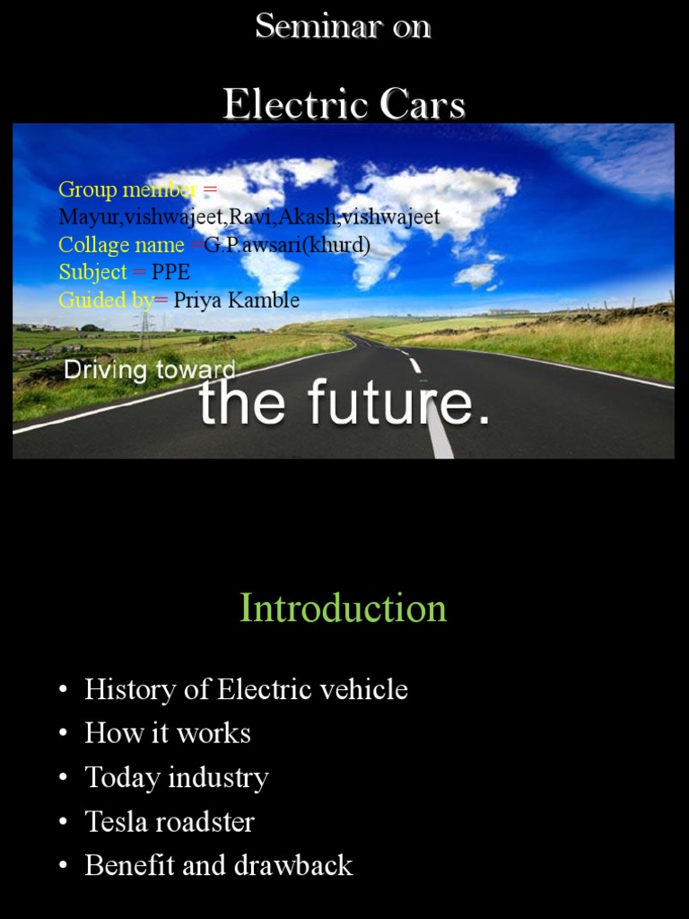 History and Future of Electric Cars | PDF | Hybrid Vehicle | Electric Car
