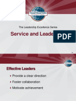 Service and Leadership: The Leadership Excellence Series