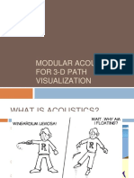 Modular Acoustics For 3-D Path Visualization