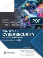 REVA University PGD MTech in Cyber Security Brochure Final
