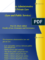 1 Develpments Administrative Law and Private Law Prof DR G.H Addink