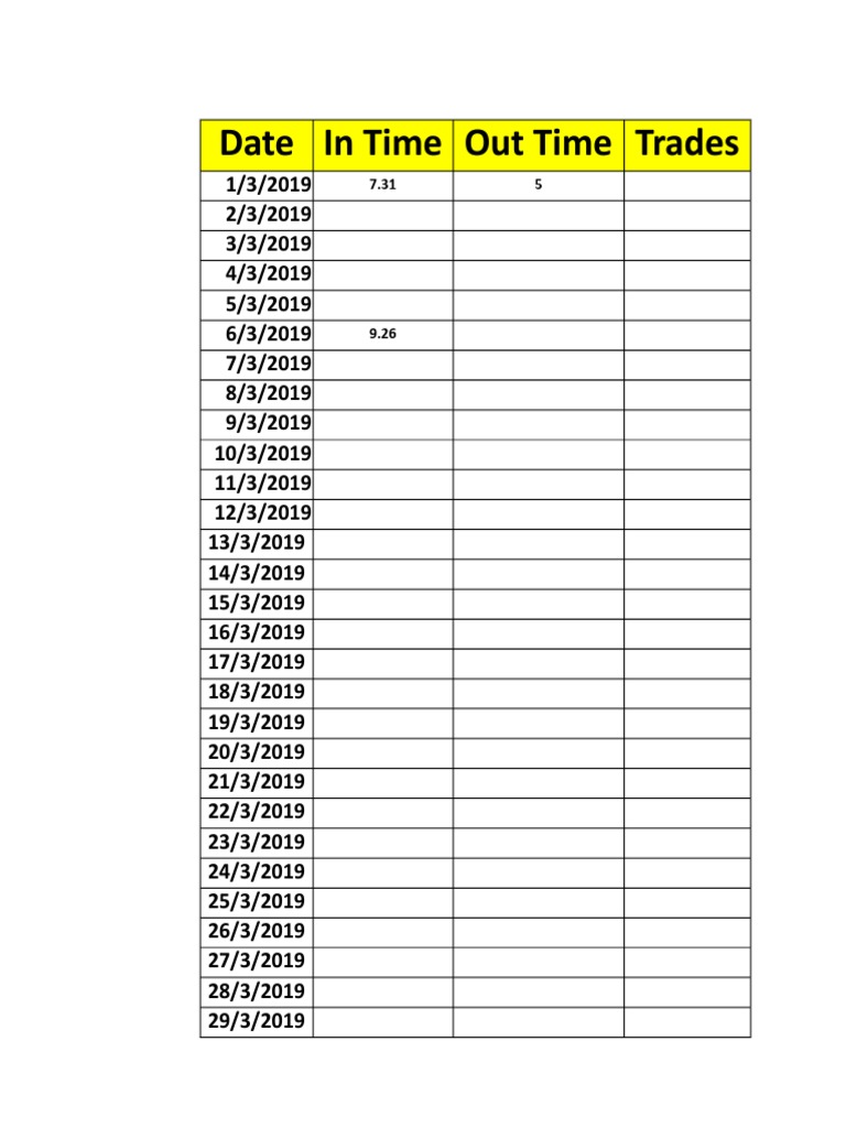 Prashant Daily Attendance | PDF | Finance & Money Management