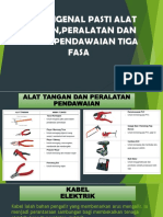 Mengenal Pasti Alat Tangan, Peralatan Dan Bahan Pendawaian 3fasa