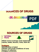 Sources of Drugs