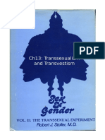 Stoller Ch13 - The Transsexual Experiment - Chapter 13 Transsexualism and Transvestitism