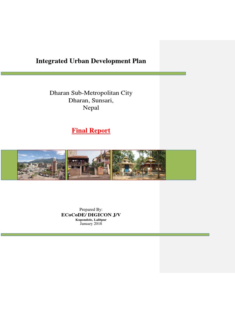 Integrated Urban Development Plan for Dharan Sub-Metropolitan City ...