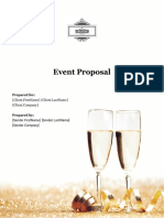 Event Proposal: Prepared For