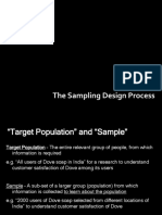 The Sampling Design Process