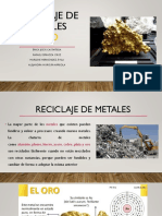 Reciclaje de Metales - Oro