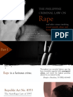 Rape and Other Crimes Involving Sexual Abuse - Report PDF