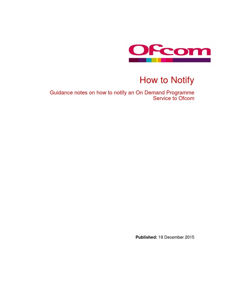 Vod Broadcast PDF Video On Demand Justice