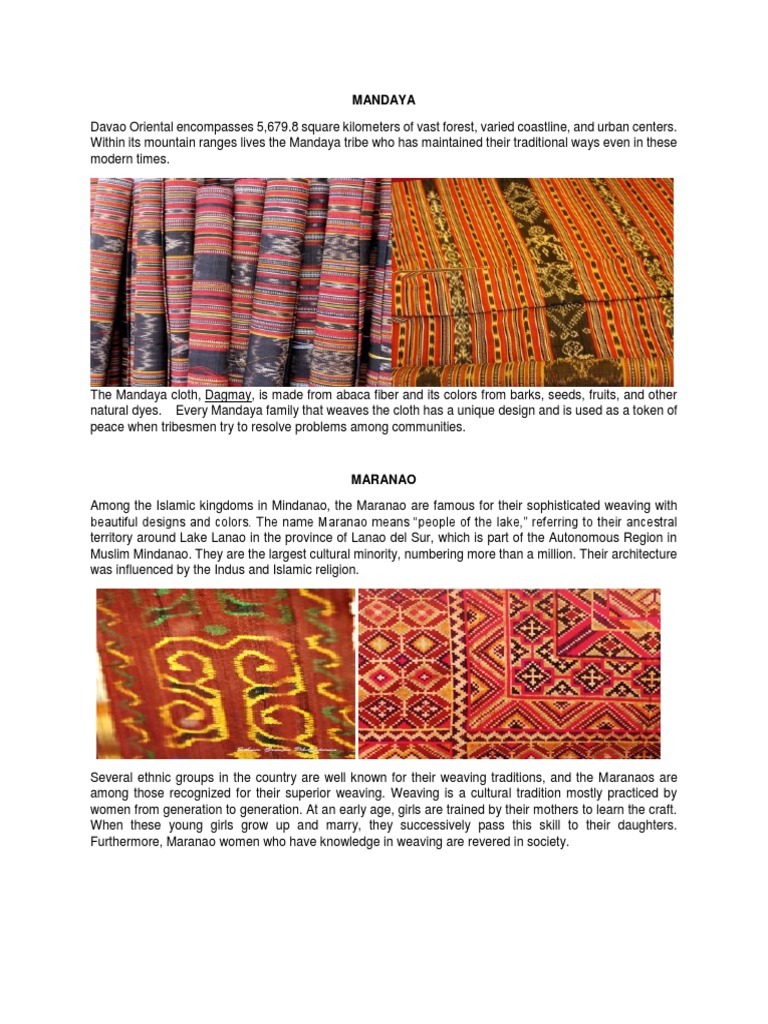 PH Ethnic Arts | Download Free PDF | Weaving | Mindanao