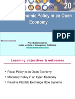 Macroeconomic Policy in An Open Economy - 20