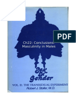 Stoller Ch22 - The Transsexual Experiment - Chapter 22 Conclusions: Masculinity in Males