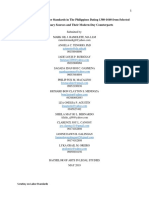 Scrutinizing The Labor Standards in The Philippines Dating 1380-1640 From Selected Primary Sources and Their Modern-Day Counterparts