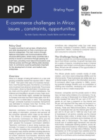 Download E-Commerce Challenges in Africa by Ahmed Mohamed SN40928528 doc pdf