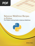 Selenium Recipes in Python Sample PDF