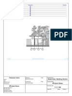 S-01 Building Section 1:100: Sheet Index, Building Section #Project Status 1:1, 1:100 Company Name