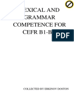 Lexical and Grammar Test For Cefr PDF