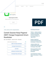 Contoh Sasaran Kerja Pegawai (SKP) Tenaga Fungsional Umum Kesehatan - MITRA KESMAS PDF