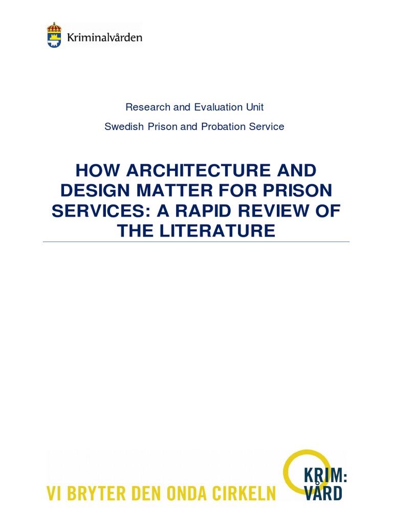 Prison Architecture and Design | PDF | Systematic Review | Prison