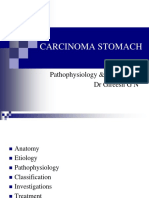 Carcinoma Stomach: Pathophysiology & Management DR Gireesh G N