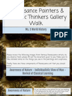 Renaissance Artists Scientific Thinkers Digital Gallery Walk Presentation