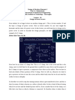 Design of Machine Elements I