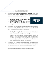 Election Intimation 2018. Agm PDF