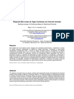 Nonlinear Answer of Continuous Beams in Reinforced Concrete - Paper Gustavo Rêgo