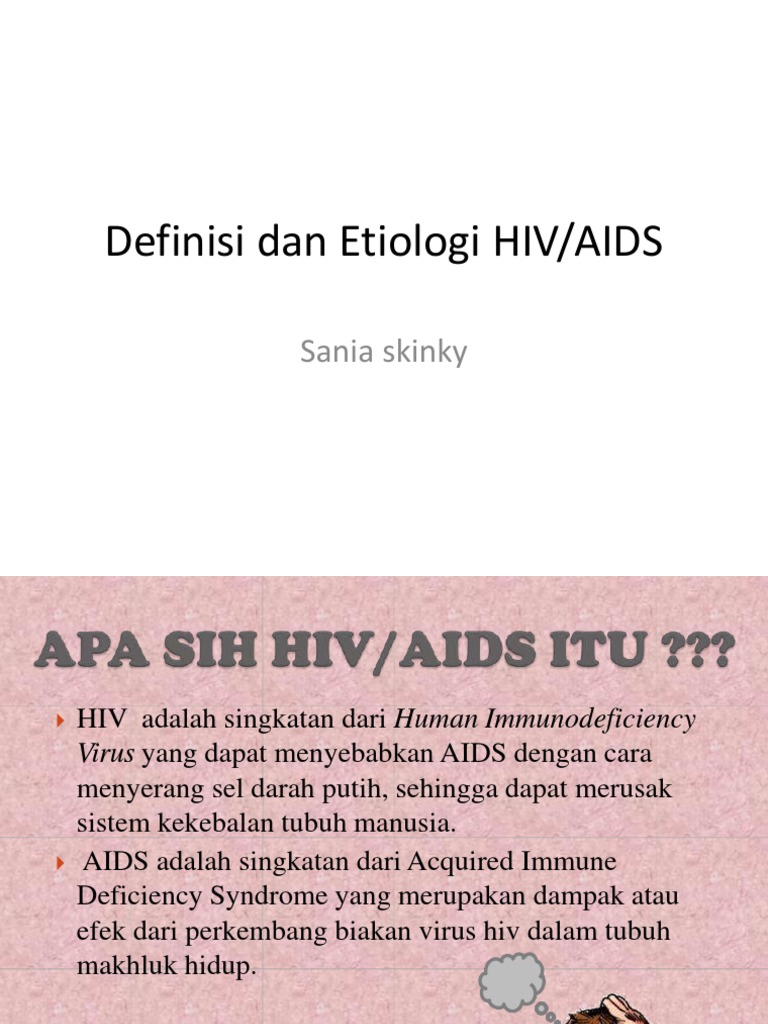 Definisi, Etiologi Hiv Aids | PDF
