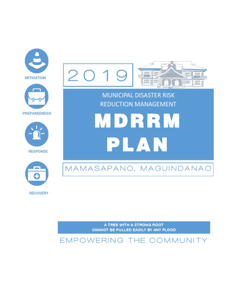 Municipal Disaster Risk Reduction Management Plan Hazards Emergency Management