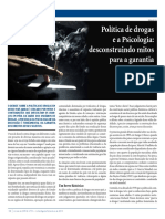 Políticas de Drogas e A Psicologia - Desconstruindo Mitos para A Garantia de Direitos