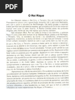 O Rei Rique_texto Compreensão Oral