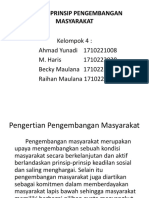 Prinsip-Prinsip Pengembangan Masyarakat, 7 B-1