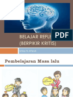 Belajar Reflektif (Berpikir Kritis)