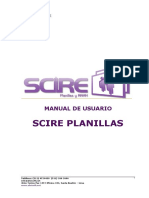 Manual de Usuario - SCIRE Planillas PDF