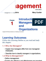 Introduction Management and Organisation by Robbins and Coulter 