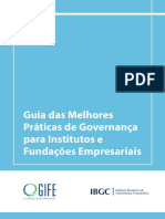 Guia Das Melhores Práticas de Governança para Institutos e Fundações Empresariais