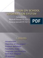 School Information System Project