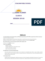 Final - GDSPS - Ix Planner - 2019-20 PDF
