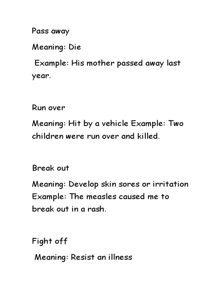 Pass By Meaning