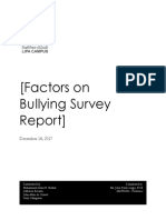 Bullying Survey Report