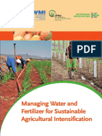 Managing Water and Fertilizer For Sustainable Agricultural Intensification PDF